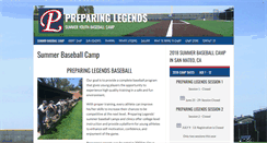 Desktop Screenshot of preparinglegends.com